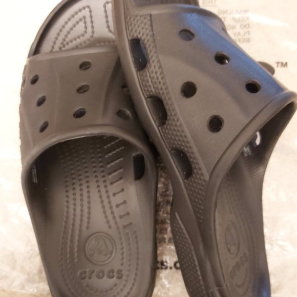 CROC Unisex New 9M /11W - Black Baya Slide -PAYPAL PAYMENT ONLY!! - Picture 5 of 6